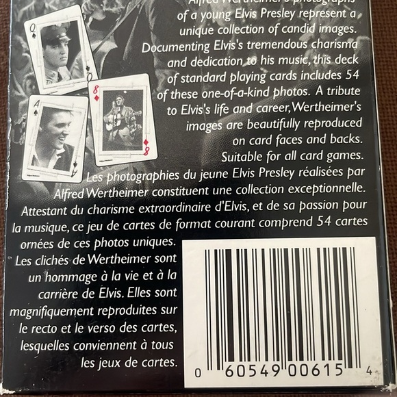 Rare Vintage Elvis Presley Playing Cards - Alfred Wertheimer Photos 54 photos - Picture 5 of 10